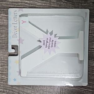 Baby Boom wooden decor letters. Letter Y